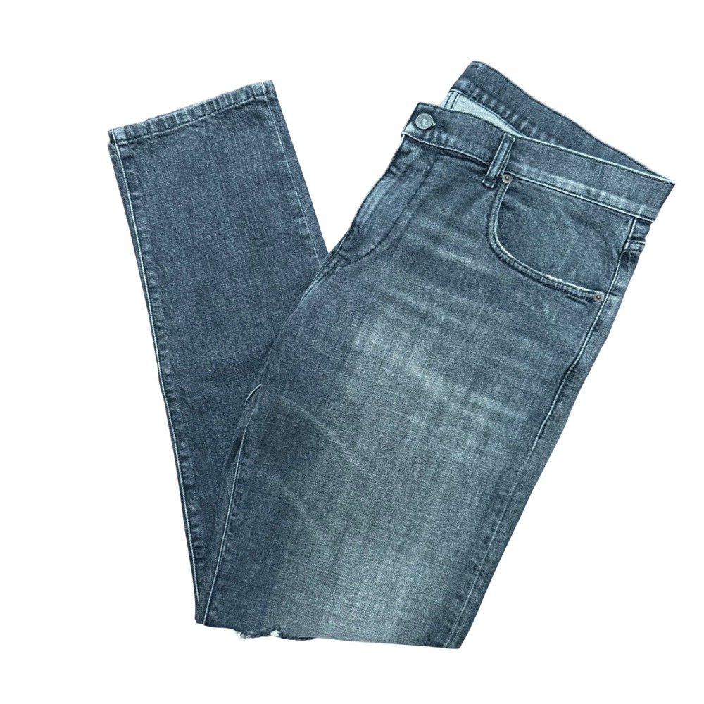 Diesel 2019 D-Strukt Slim Fit Jeans Mens 38 Black Distressed Ripped Denim A03558